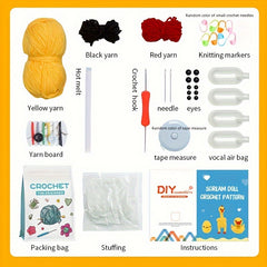 Crochet Kit for Beginners Duck DIY Craft Supplies
