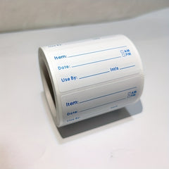500pcs 25X50MM Date Roll Adhesive Label Stickers - Removable & Clean