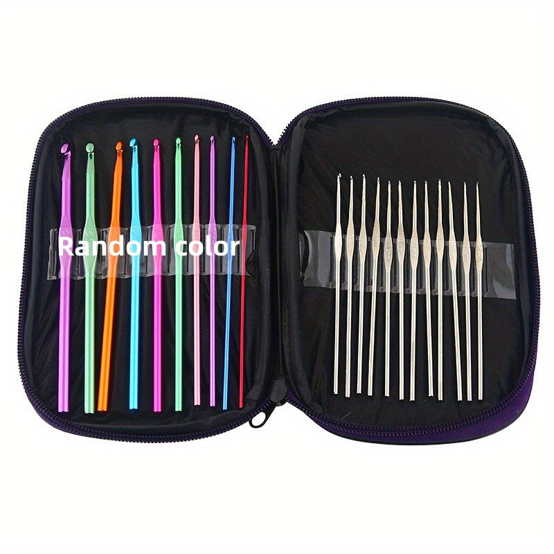 12pcs 22pcs Metal Crochet Needles Convenient Sweater Woven Crochet Tools Set