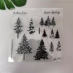 Trees Metal Cutting Dies And Stamps For Scrapbooking DIY Craft