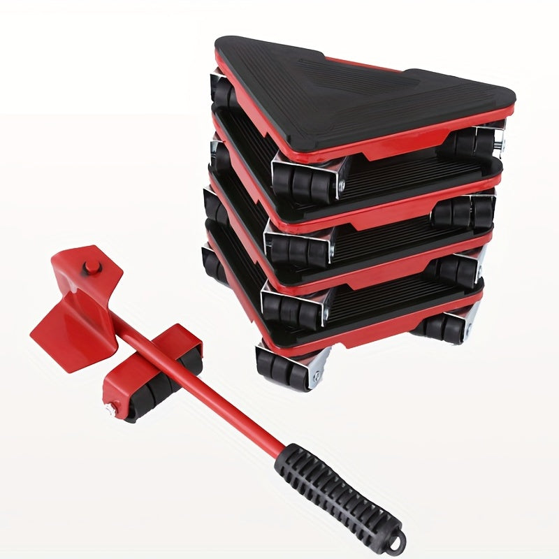 5pcs Furniture Lifter Wheel Mover Slider Kit 299 37 KG Home Moving System