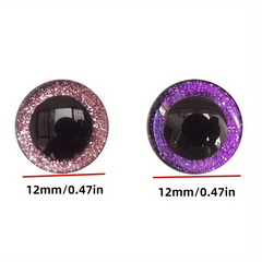 12mm 35mm Mixed Doll Eyes Plastic Safety Eyes DIY Doll Accessories