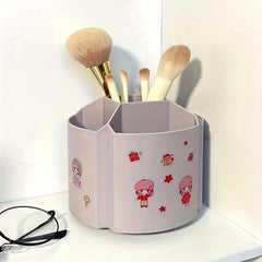 Modern Rotating Pen Holder Large Capacity Multifunctional Storage Box