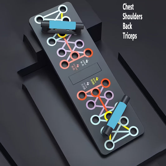 Colorful Foldable Push Up Board 20 in 1 for Strength Training Chest Tricep Back