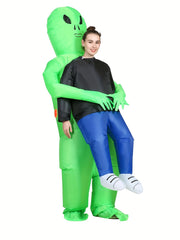 Funny Alien Inflatable Costume Blow Up Halloween Performance Costume