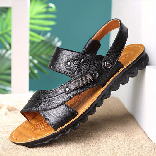 Men's Non Slip Sandals Quick Drying Comfy Slides Beach Shoes