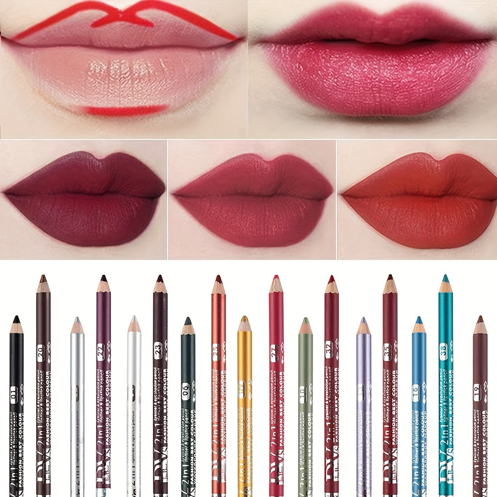 Waterproof Lip Liner Eyeliner Pencil Makeup Pen