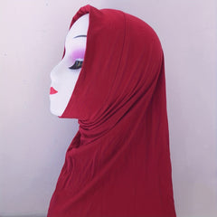 Glitter Turban Hijab Soft Inner Cap Underscarf Head Wrap Bandana