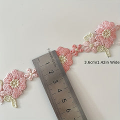 Water Soluble Lace Embroidery Lace 1 Yard DIY Handicraft Flowers Sewin