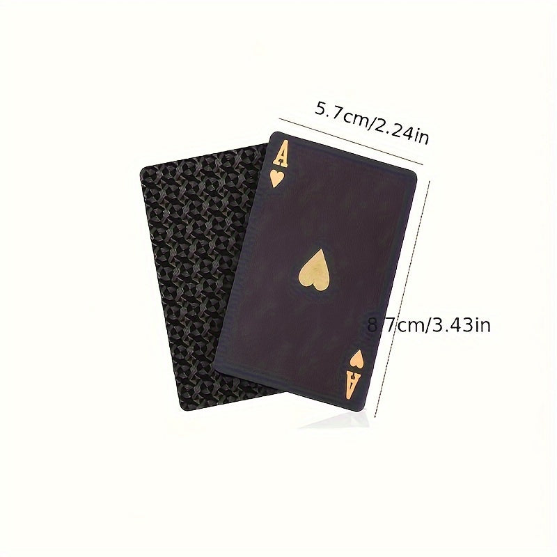 54pcs Waterproof Plastic Playing Cards for Adults Magic Collectors