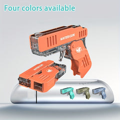 Foldable Water Gun for Kids Continuous Shooting Water Pistol Toy