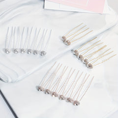 Rhinestone Hair Pin Wedding Accessory