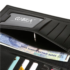 Men's PU Leather Business Card Holder Vertical Function