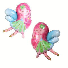 2pcs Little Fairy Elf Birthday Aluminum Balloons