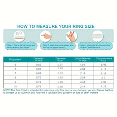 Number Letter Leaf Engraved Ring Men's Finger Jewelry
