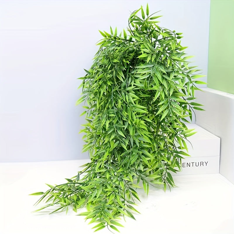 Artificial Bamboo Leaves Wall Hanging Decoration