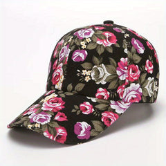 Peony Flower Cloth Adjustable Baseball Cap Hat
