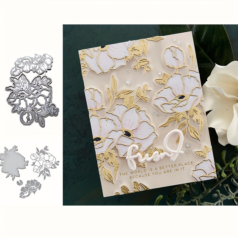 Metal Cutting Dies Flower Stencils Leaves Fall DIY Craft Decoration
