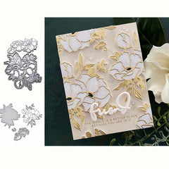 Metal Cutting Dies Flower Stencils Leaves Fall DIY Craft Decoration