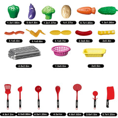 Role Playing Cooking Toys Kitchen Toy Set for Kids, Ages 3+