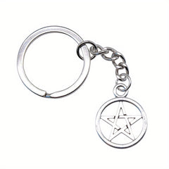 Vintage Pentagram Pendant Keychain
