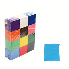 120pc Wooden Domino Building Blocks Set w/ Storage Bag