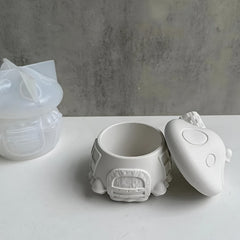 3D Mushroom House Silicone Mold for DIY Home Decor