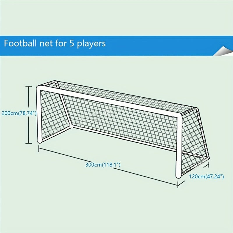 1pc Entry Level Soccer Net Handwoven Soccer Goal Matching Net