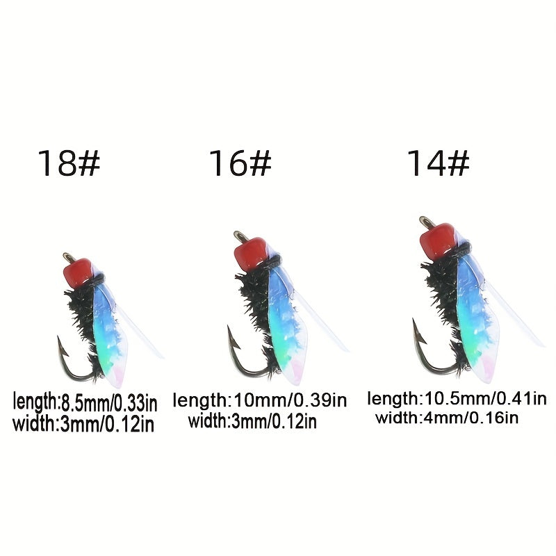 5pcs Bionic Flies for Enhanced Fishing Success