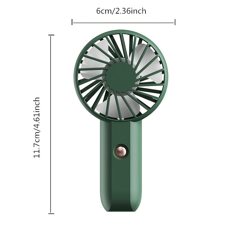 Portable Handheld Fan USB Charging Personal Fan Small Makeup Eyelash Fan