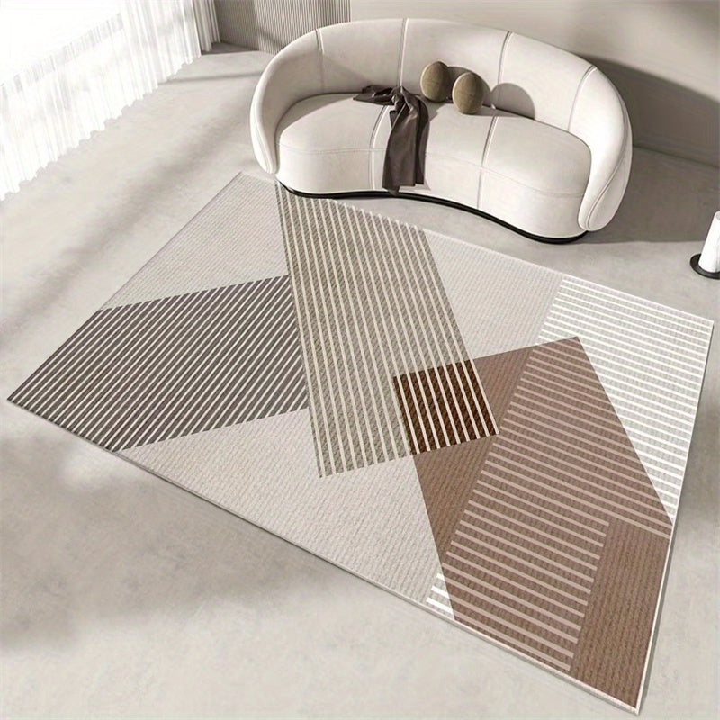 Large Geometric Area Rug Soft Fluffy Mat for Living Room Bedroom Halloween Decor
