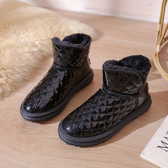 Women's Winter Waterproof Snow Boots Non slip Warm Short Boots