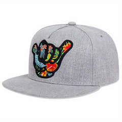 Finger Fist Embroidery Baseball Cap Hip Hop Sports Hat