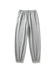 Butterfly Print Casual Sports Pants with Side Pockets