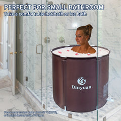 Portable Folding Bathtub For Adults Cold & Hot Water Ice Bath Tub