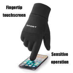 Warm Touch Screen Gloves Outdoor Cycling Training Anti Slip Windproof Gloves