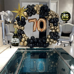 Golden Star Balloons for Party Decoration