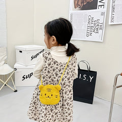 Bear Plush Crossbody Bag Small Animal Plush Coin Purse For Girls