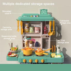 Interactive Pretend Play Kitchen Toy Set for Kids 3-6 Years - Christmas Gift