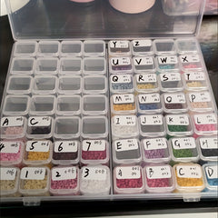 1000pcs Square Label Stickers For Diamond Painting Embroidery Tool Storage Box
