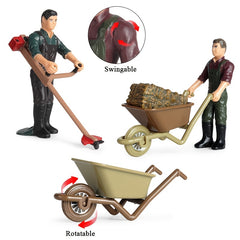 Farm Model Birthday Gift 25pcs Farm Tool Model Set Halloween Christmas Gift