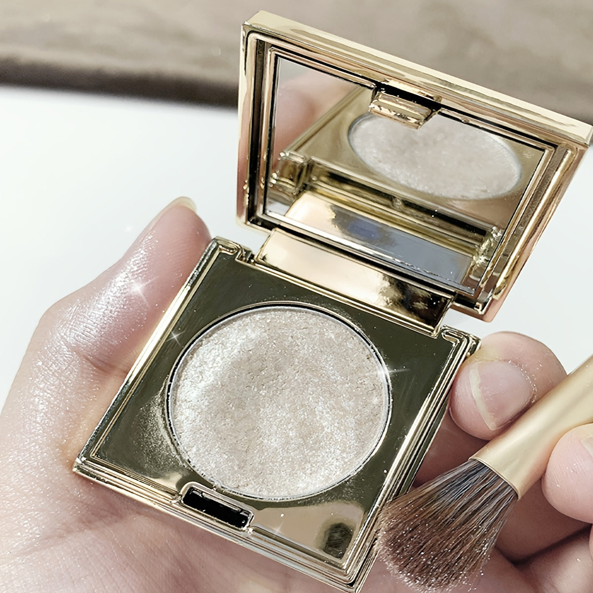 Milky Way Monochrome Highlighter Powder Shimmer Sparkle