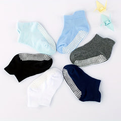6pairs Non-slip Grip Floor Socks for Toddlers