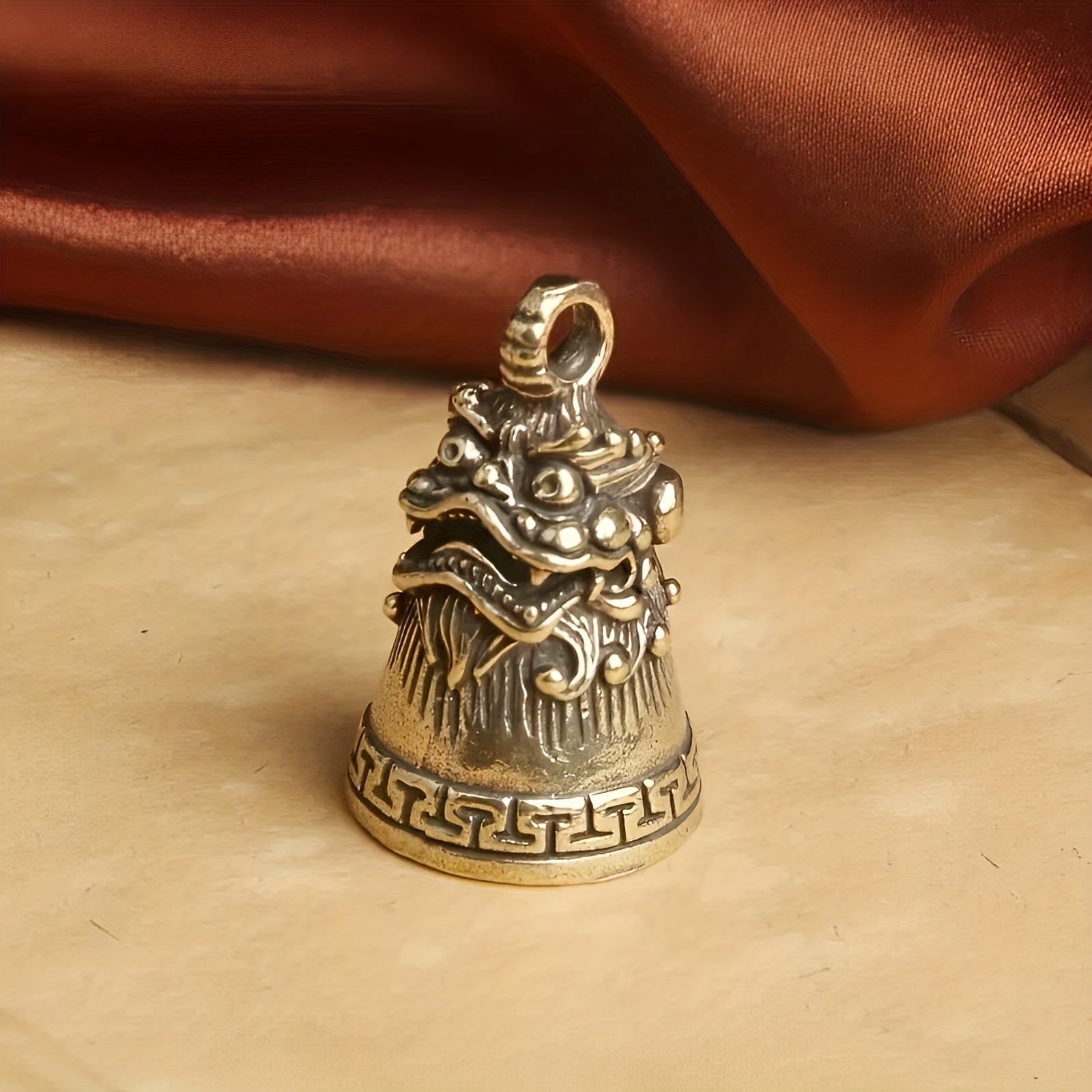 Beast Brass Christmas Clock Keychain Perfect Gift