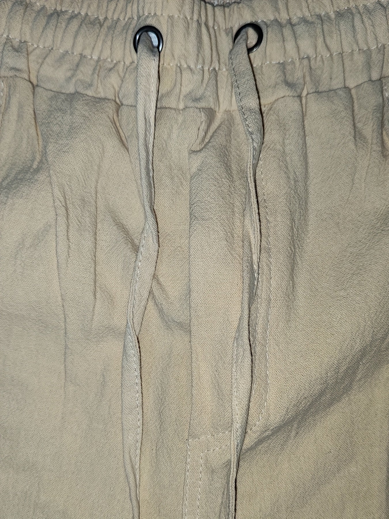 Men's Breathable Cotton Joggers Classic Drawstring Pants