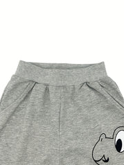 Dinosaur Print Boys Long Pants Spring/Autumn Kids Clothing