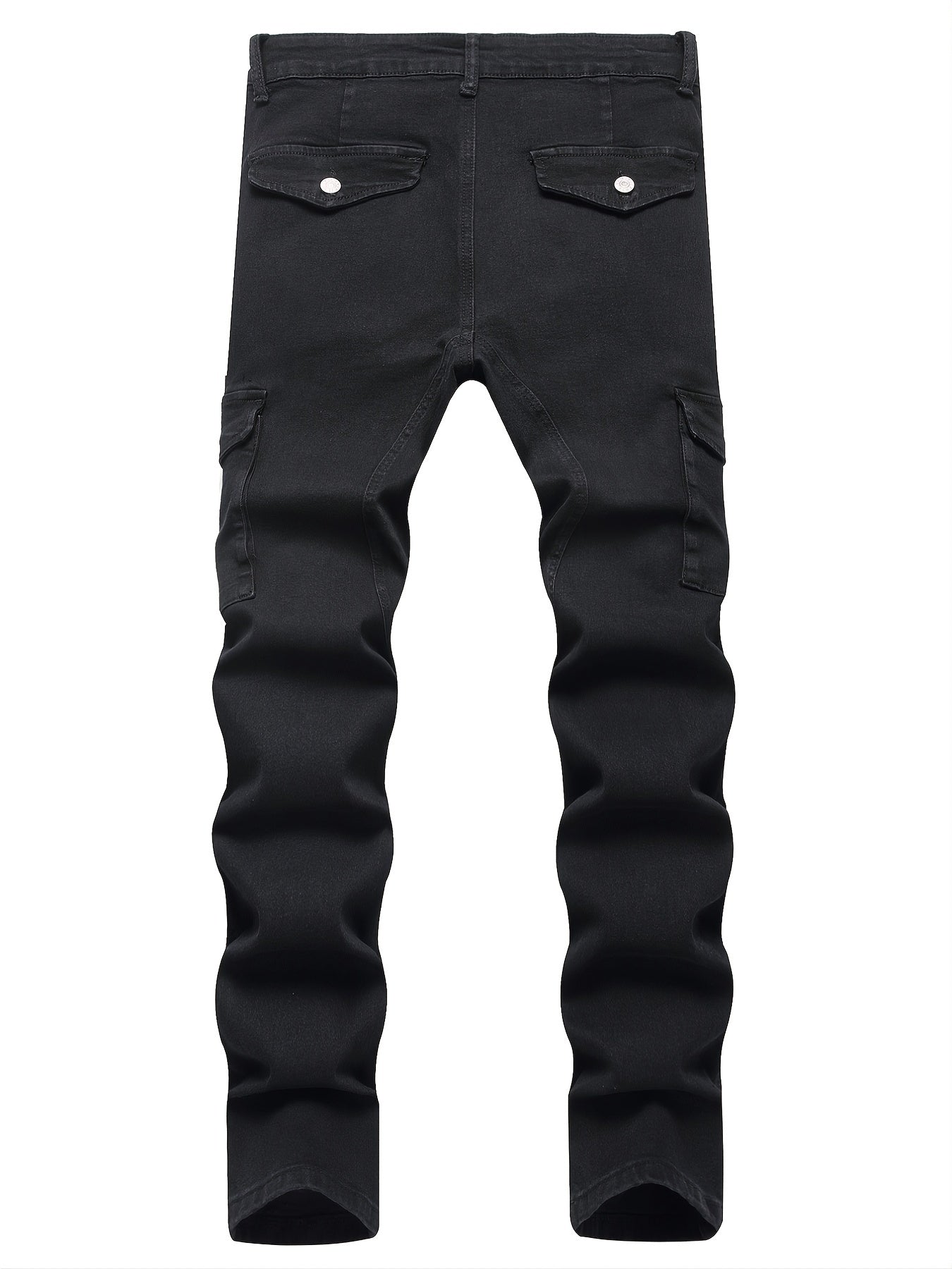 Mens Slim Fit Distressed Stretch Denim Pants