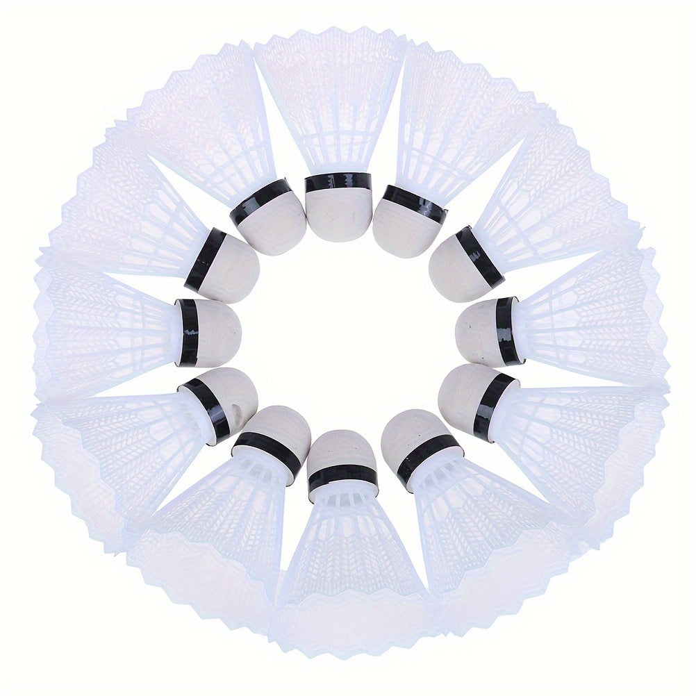 12pcs Plastic Badminton Ball Sports Training Shuttlecocks