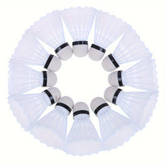 12pcs Plastic Badminton Ball Sports Training Shuttlecocks