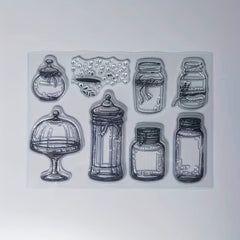 Bottle Pattern Transparent Stamp - Great Gift for Kids
